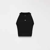 FAIRY KNITTED CROP TOP WOMEN BLACK