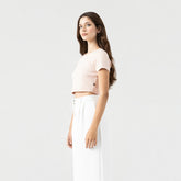 KAIA CROP TOP WOMEN CAMEO ROSE