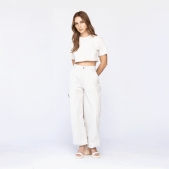 ARLET CROP TOP WOMEN MOONBEAM