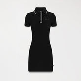 MIKA POLO DRESS WOMEN BLACK