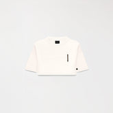 NEKANE CROP TOP WOMEN WHITE ASPARAGUS