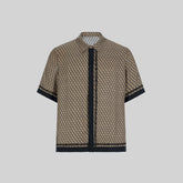 SILK SET MEN OVERSIZE SOLEIL BLACK SAFARI - Monastery