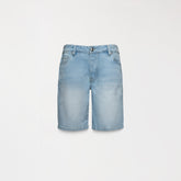 TARIK DENIM SHORT MEN BABY BLUE