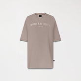 VIKRANT T-SHIRT OVERSIZED MEN TAUPE GRAY