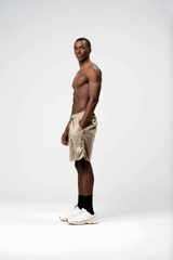CROWN KHAKI SHORTS - AP CROWN - ANCESTRAL STREETWEAR