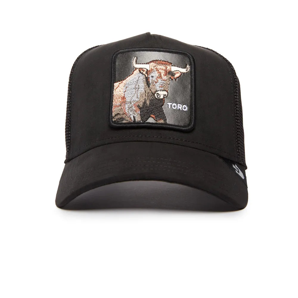 SUEDE BULL CAP GOORIN BLACK