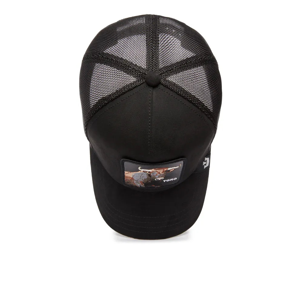 SUEDE BULL CAP GOORIN BLACK