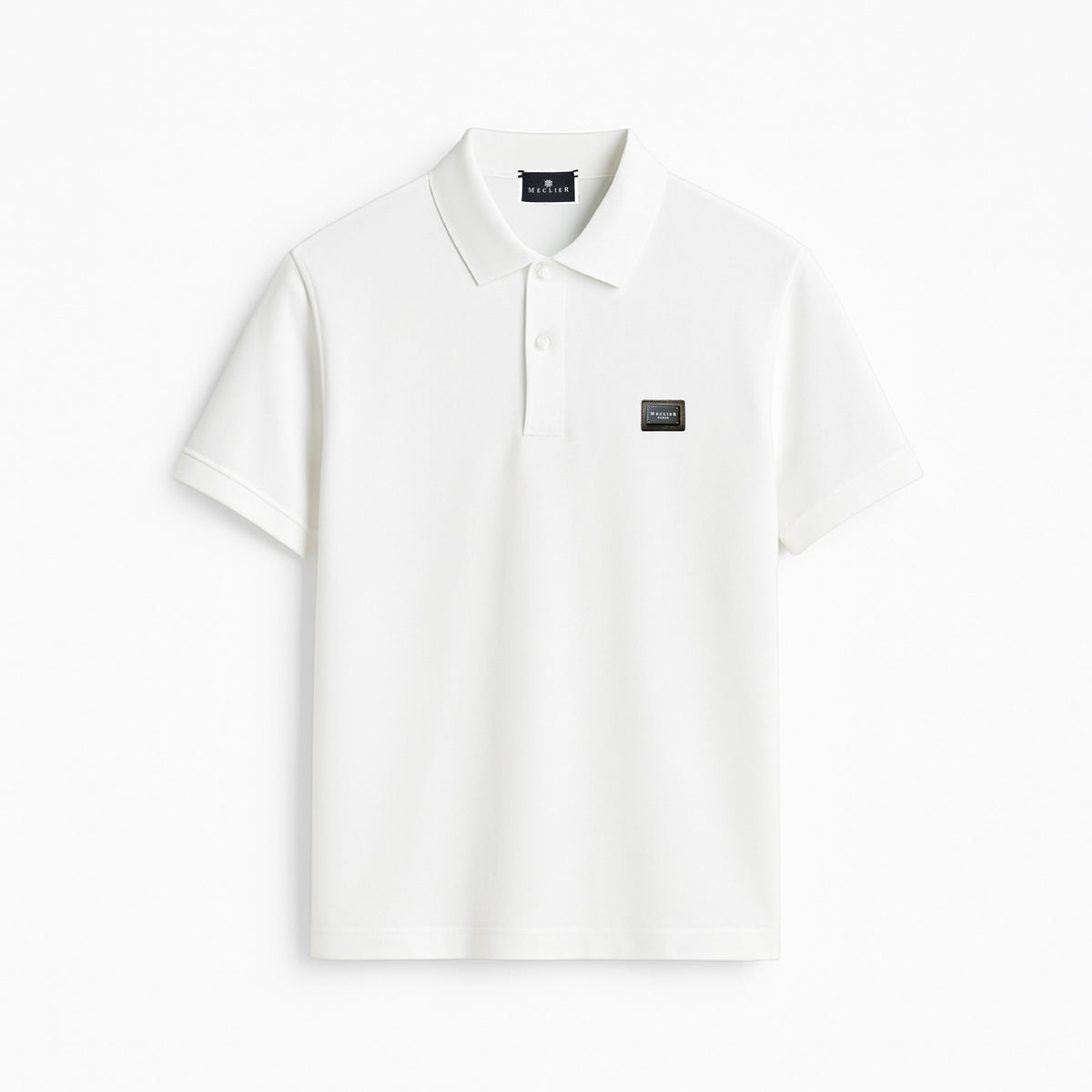 POLO WHITE CON PLACA