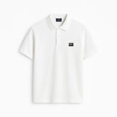 POLO WHITE CON PLACA