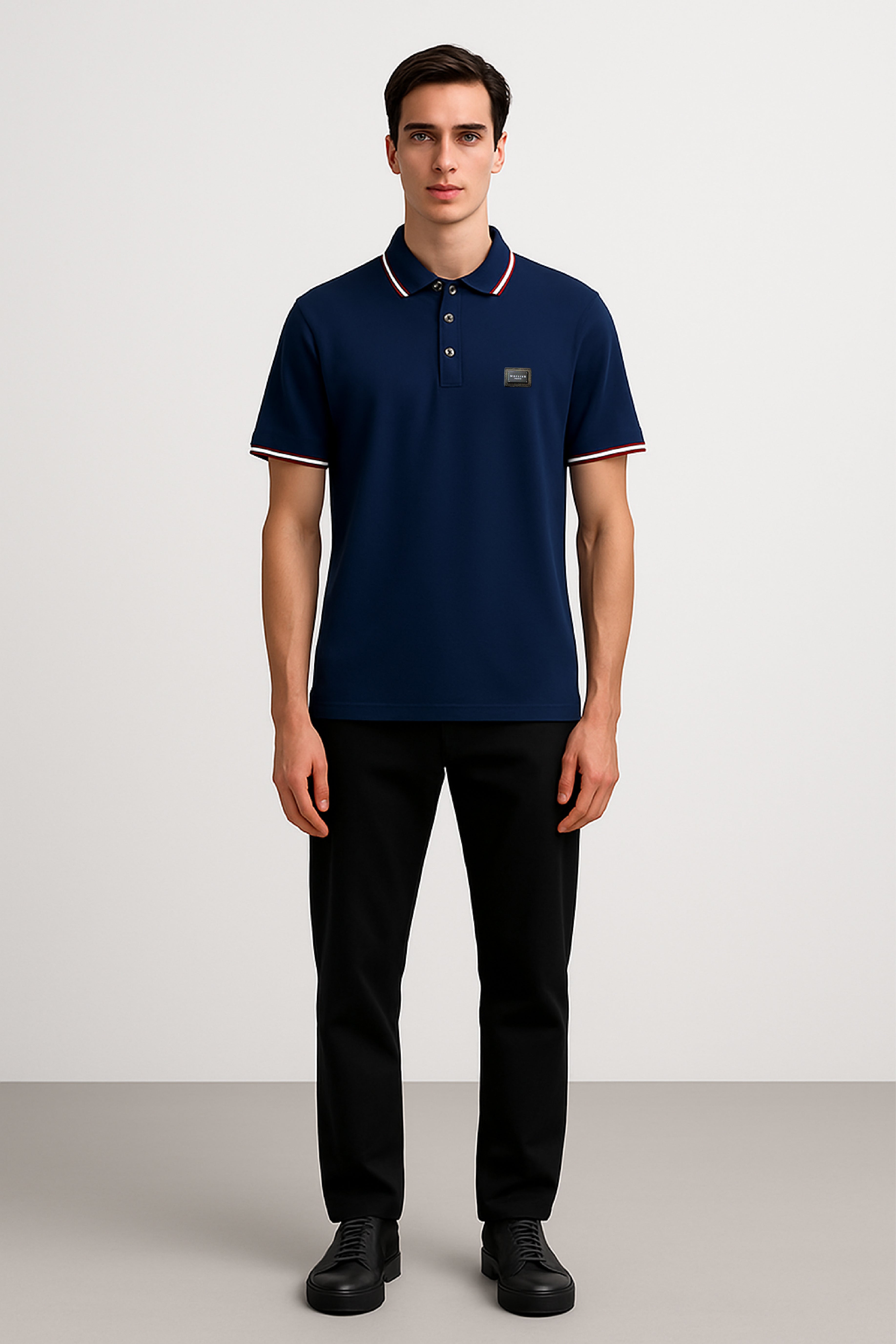 POLO BLUE CON PLACA
