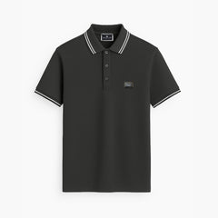 POLO GREY BASIC CON PLACA