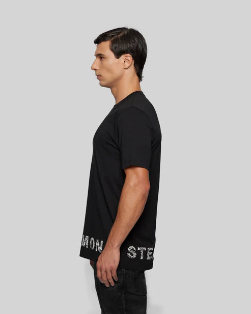 SATRO T-SHIRT MEN BLACK
