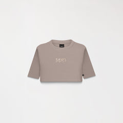 AMAL CROP TOP WOMEN TAUPE GRAY