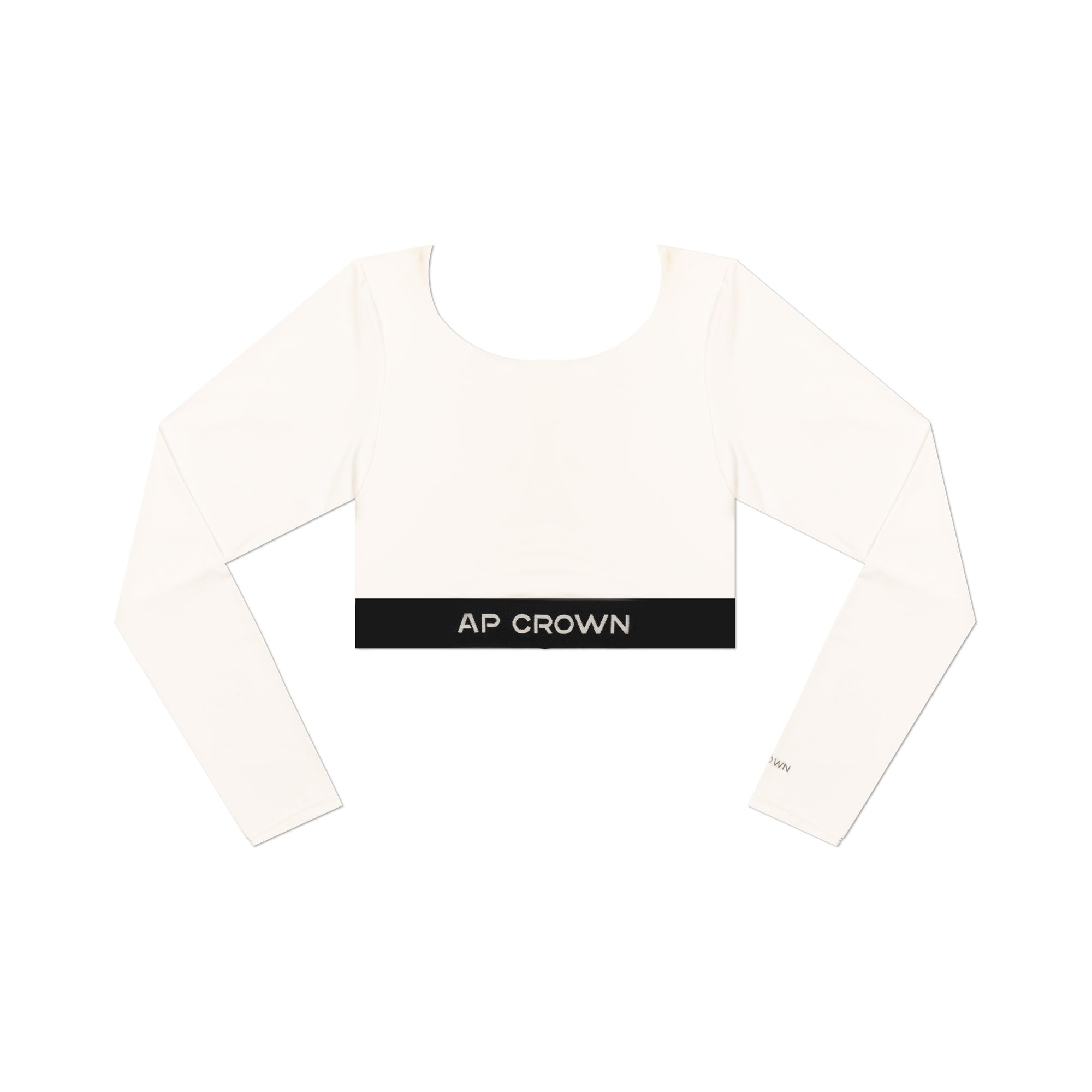 BREW WHITE CROP TOP - AP CROWN - ANCESTRAL STREETWEAR