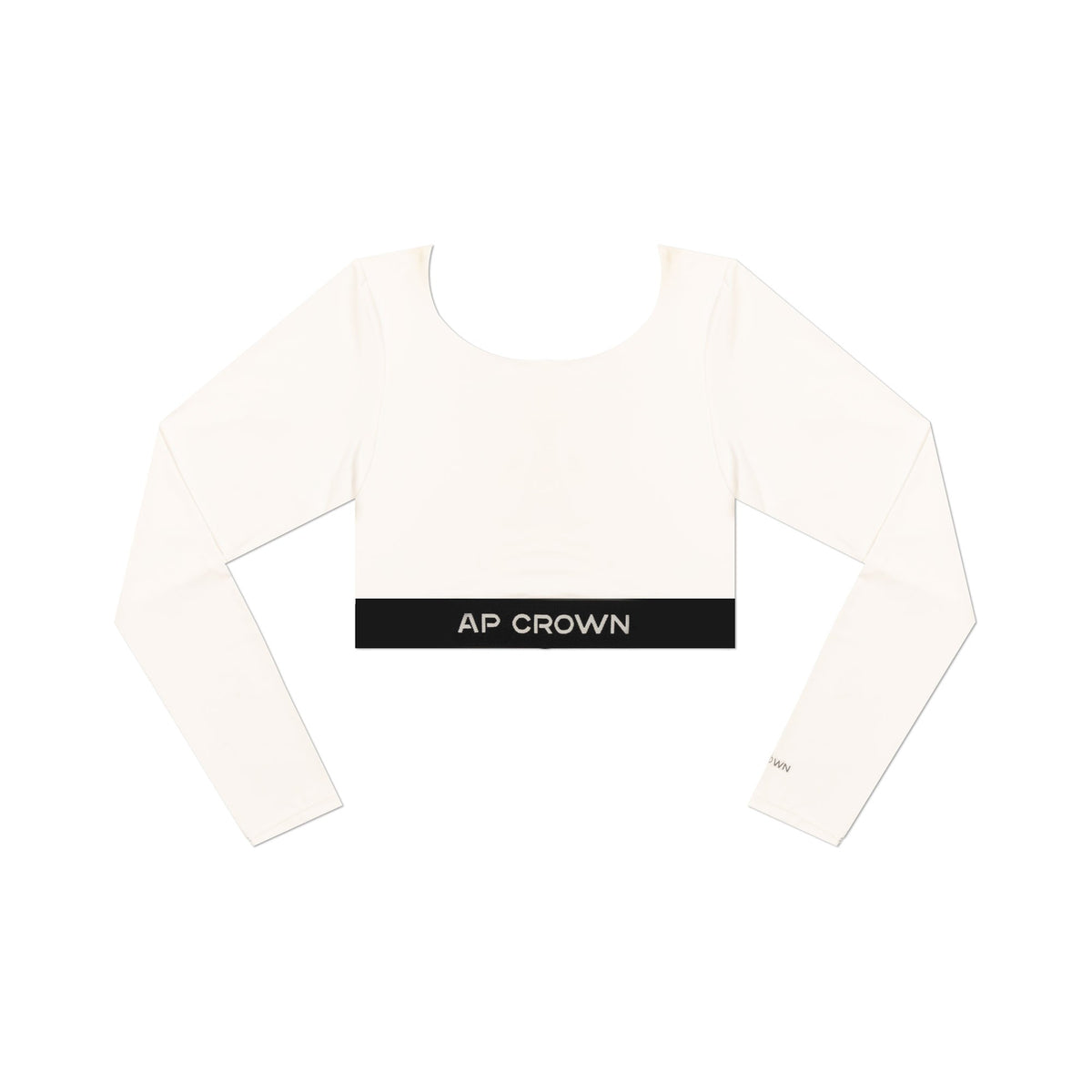 BREW WHITE CROP TOP - AP CROWN - ANCESTRAL STREETWEAR