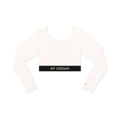 BREW WHITE CROP TOP - AP CROWN - ANCESTRAL STREETWEAR