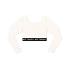 BREW WHITE CROP TOP - AP CROWN - ANCESTRAL STREETWEAR