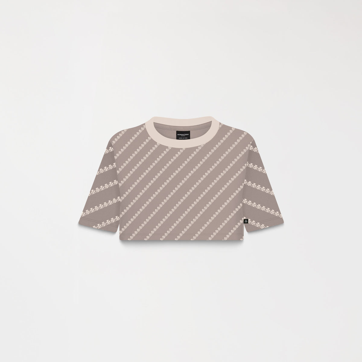 BRITANIA CROP TOP WOMEN TAUPE GRAY