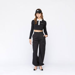 TOP CORTO CARBY NEGRO 1 - MONASTERY