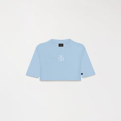 BENZ CROP TOP FADED DENIM