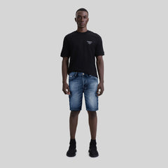SPEED DENIM SHORT MEN MST BLUE