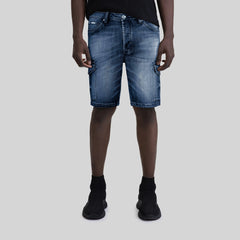 SPEED DENIM SHORT MEN MST BLUE