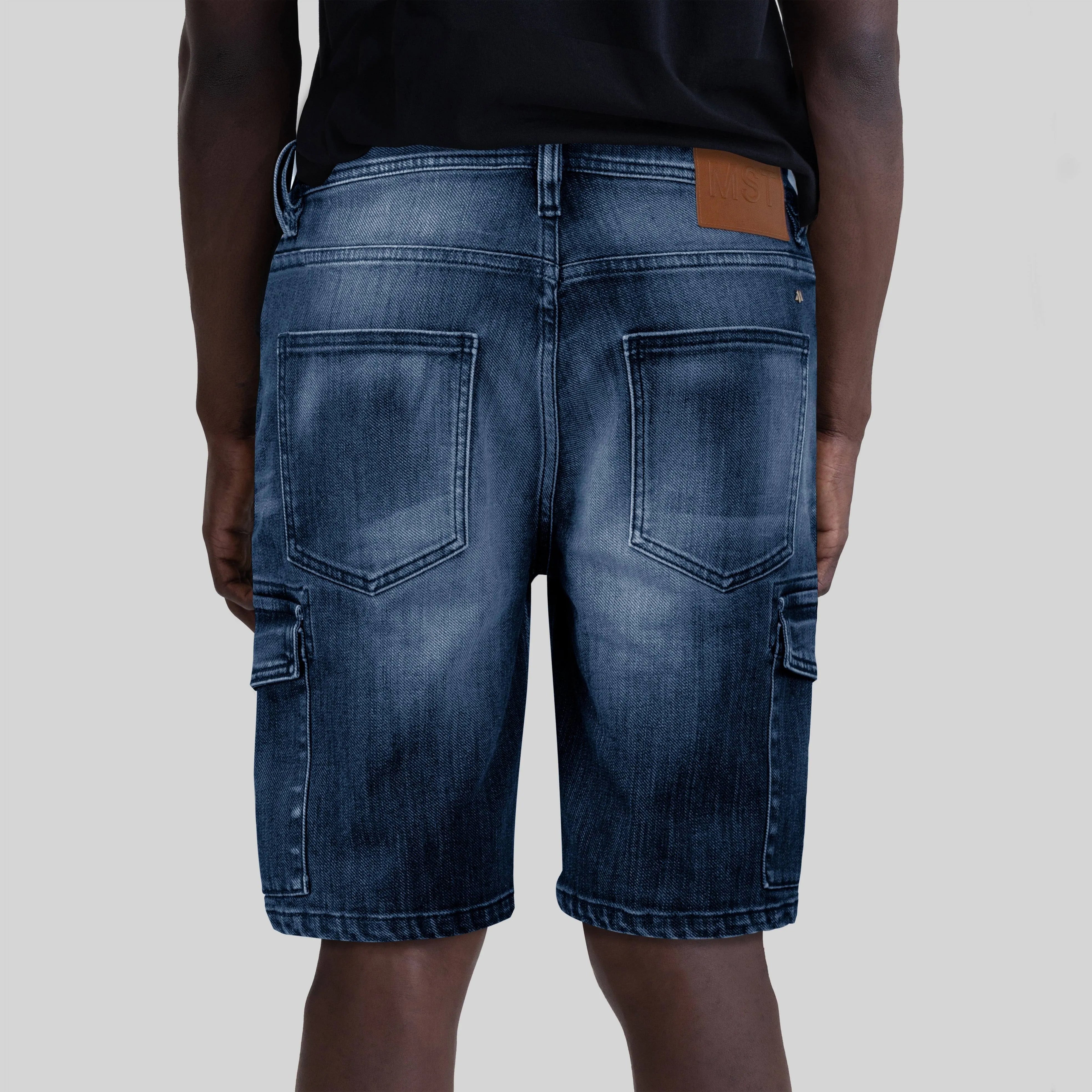 SPEED DENIM SHORT MEN MST BLUE