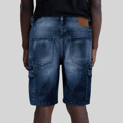SPEED DENIM SHORT MEN MST BLUE