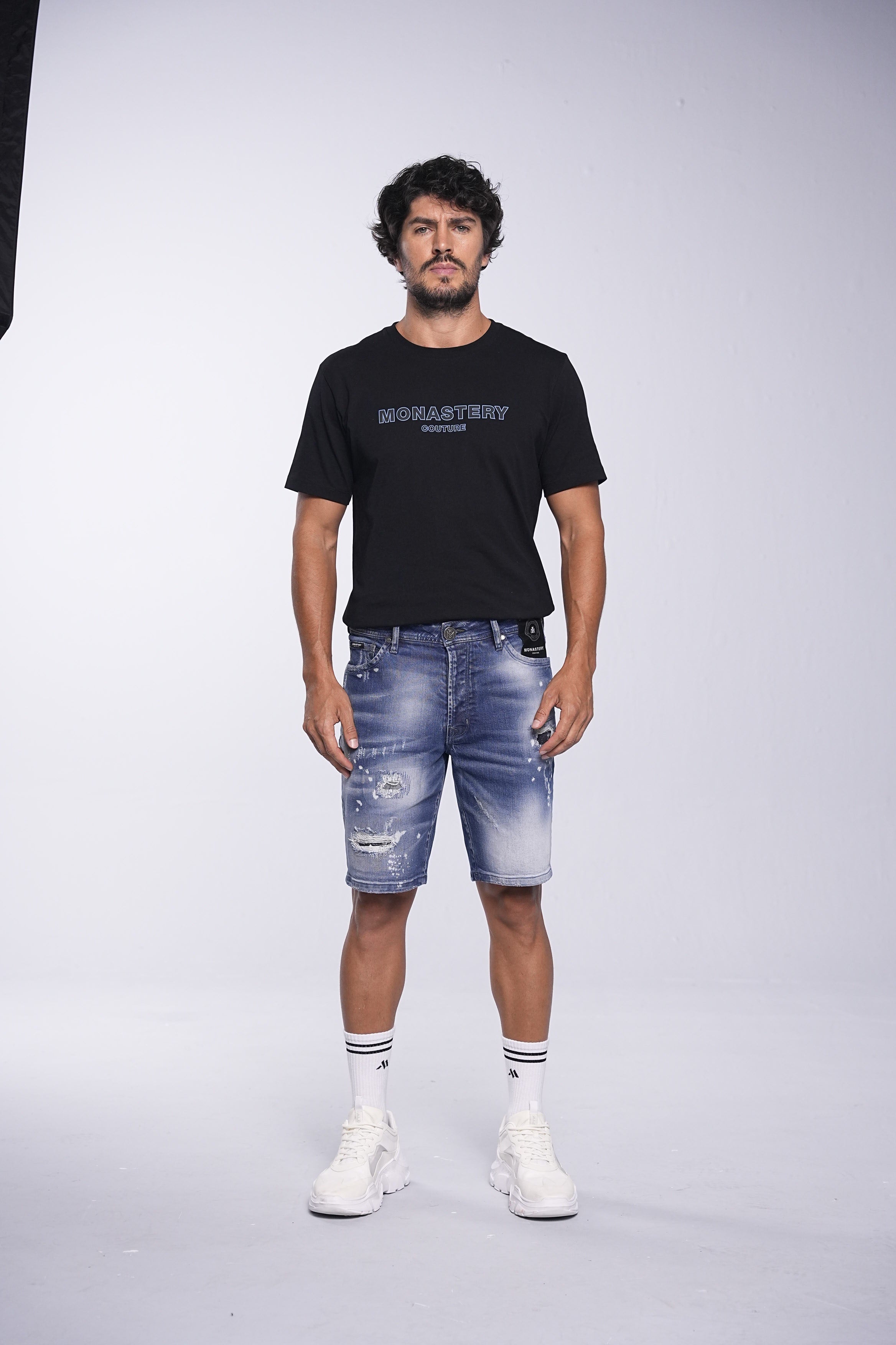 PONTO BLUE DENIM SHORT
