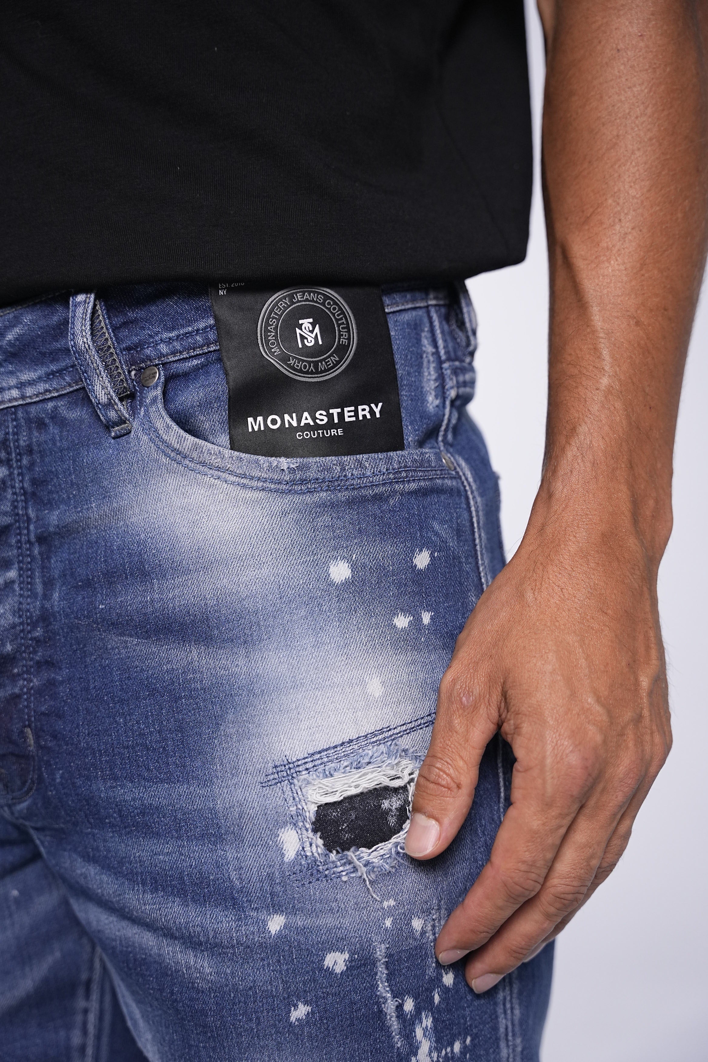 PONTO BLUE DENIM SHORT