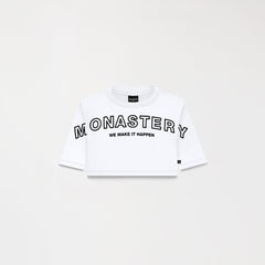 DUSTY CROP TOP WOMEN WHITE