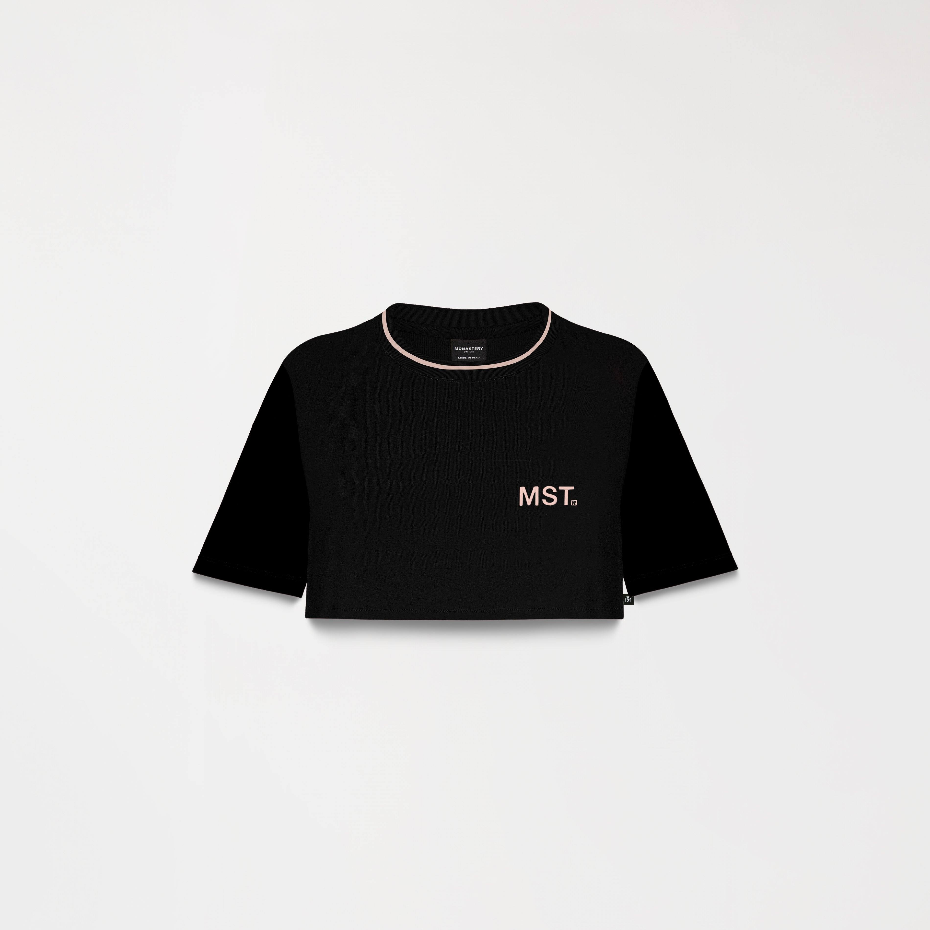 1060041224030134 ELDEN CROP TOP OVERSIZE MST BLACK