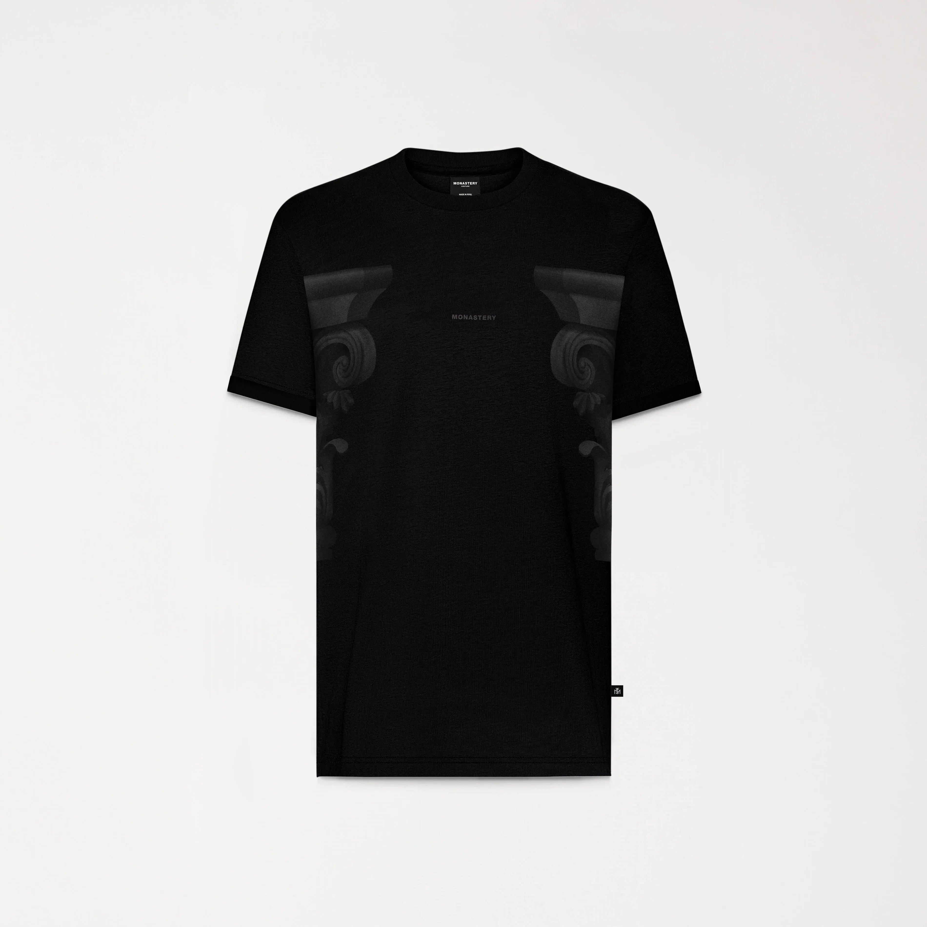 FLECTCHER T-SHIRT MEN BLACK - Monastery