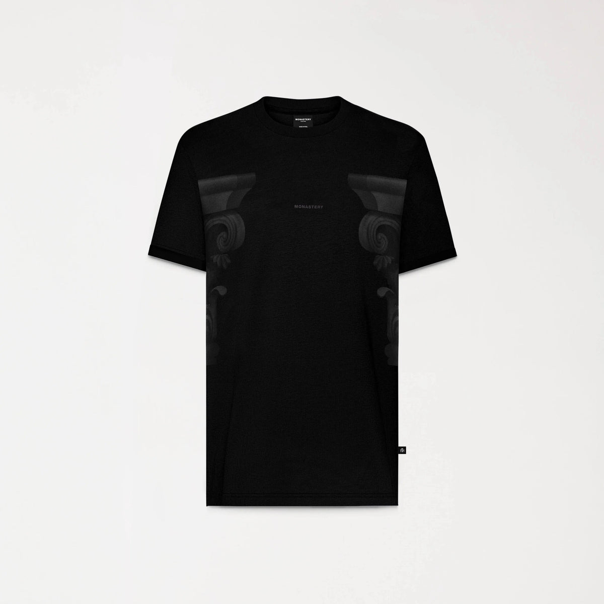 FLECTCHER T-SHIRT MEN BLACK - Monastery
