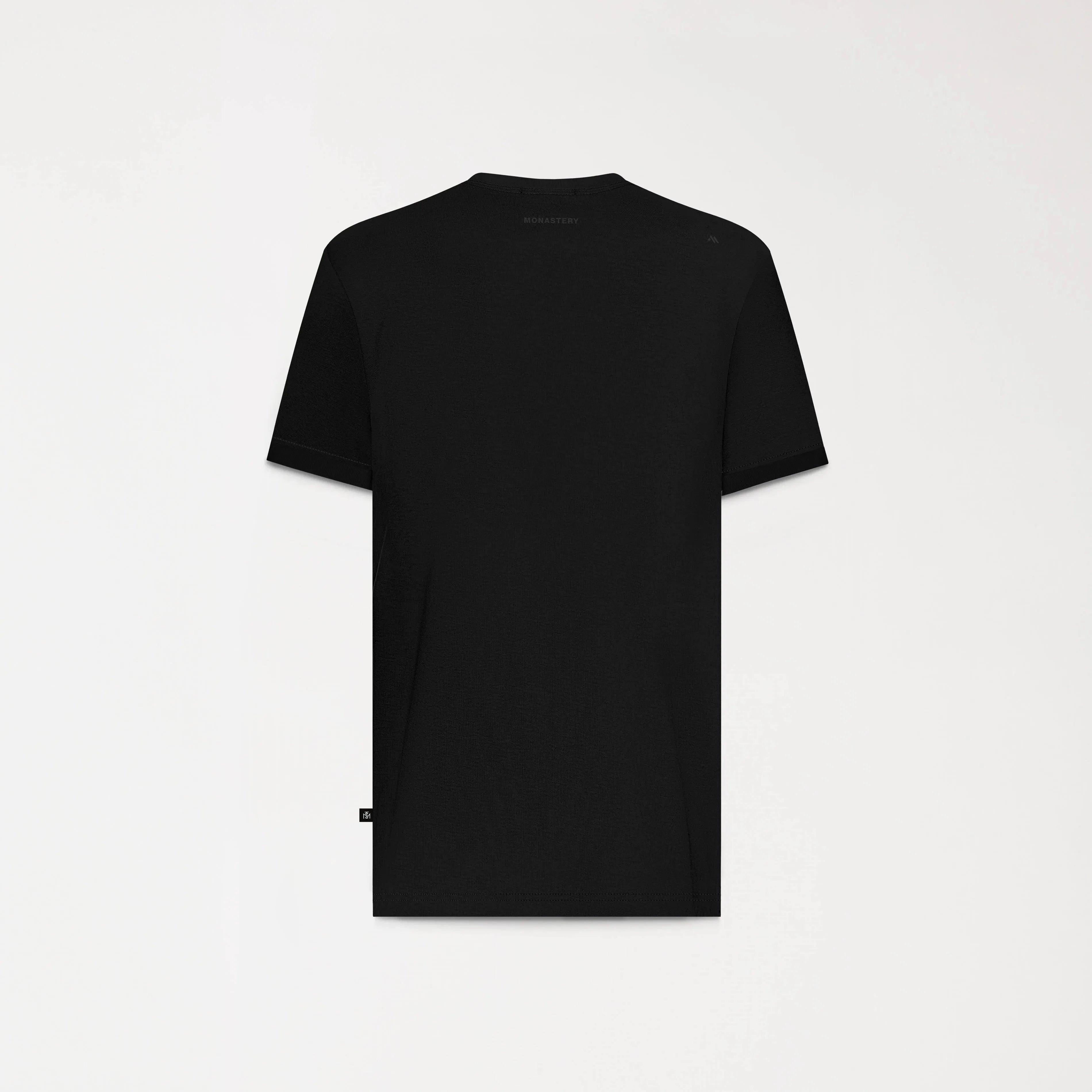 FLECTCHER T-SHIRT MEN BLACK - Monastery