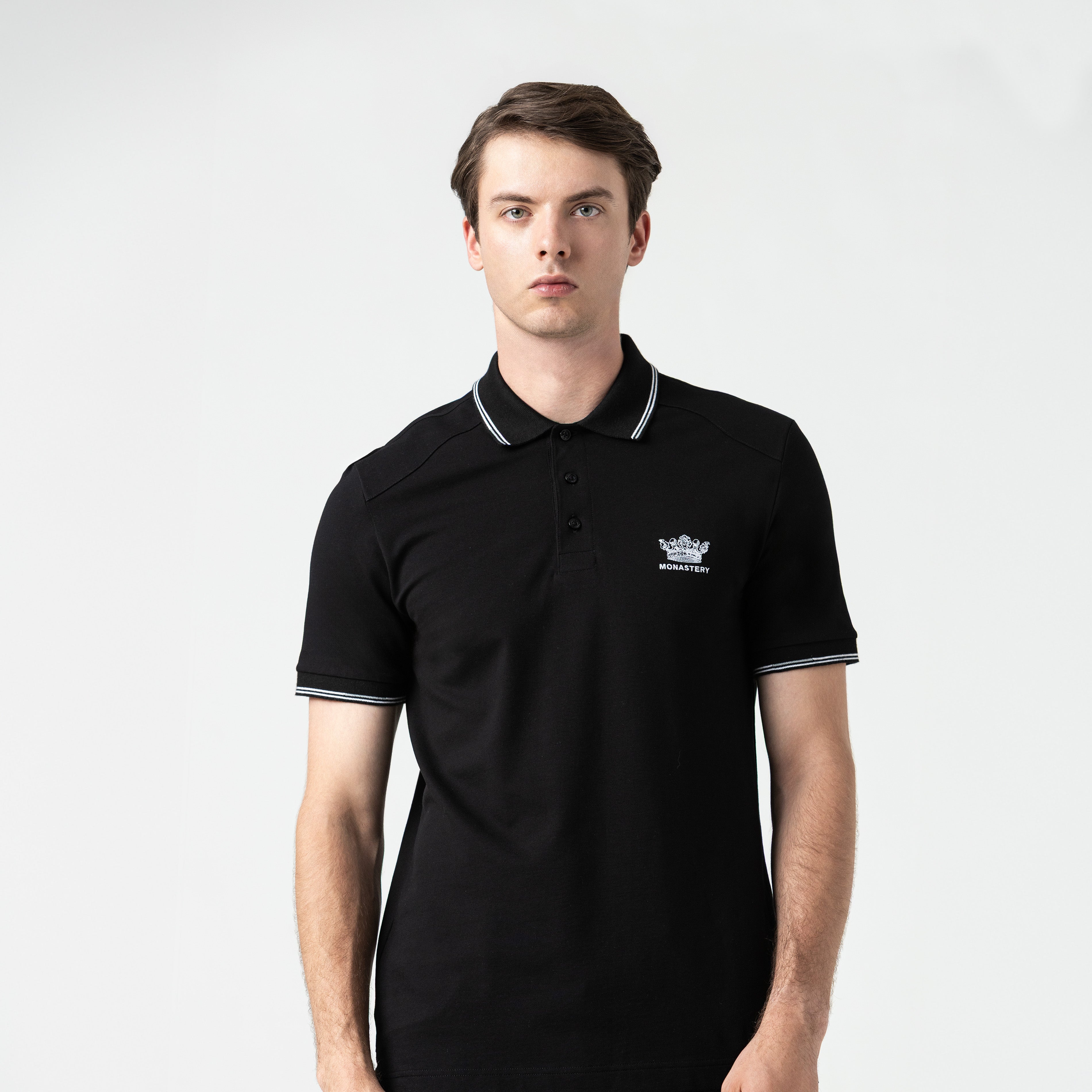 FRANZ POLO SHIRT MEN BLACK