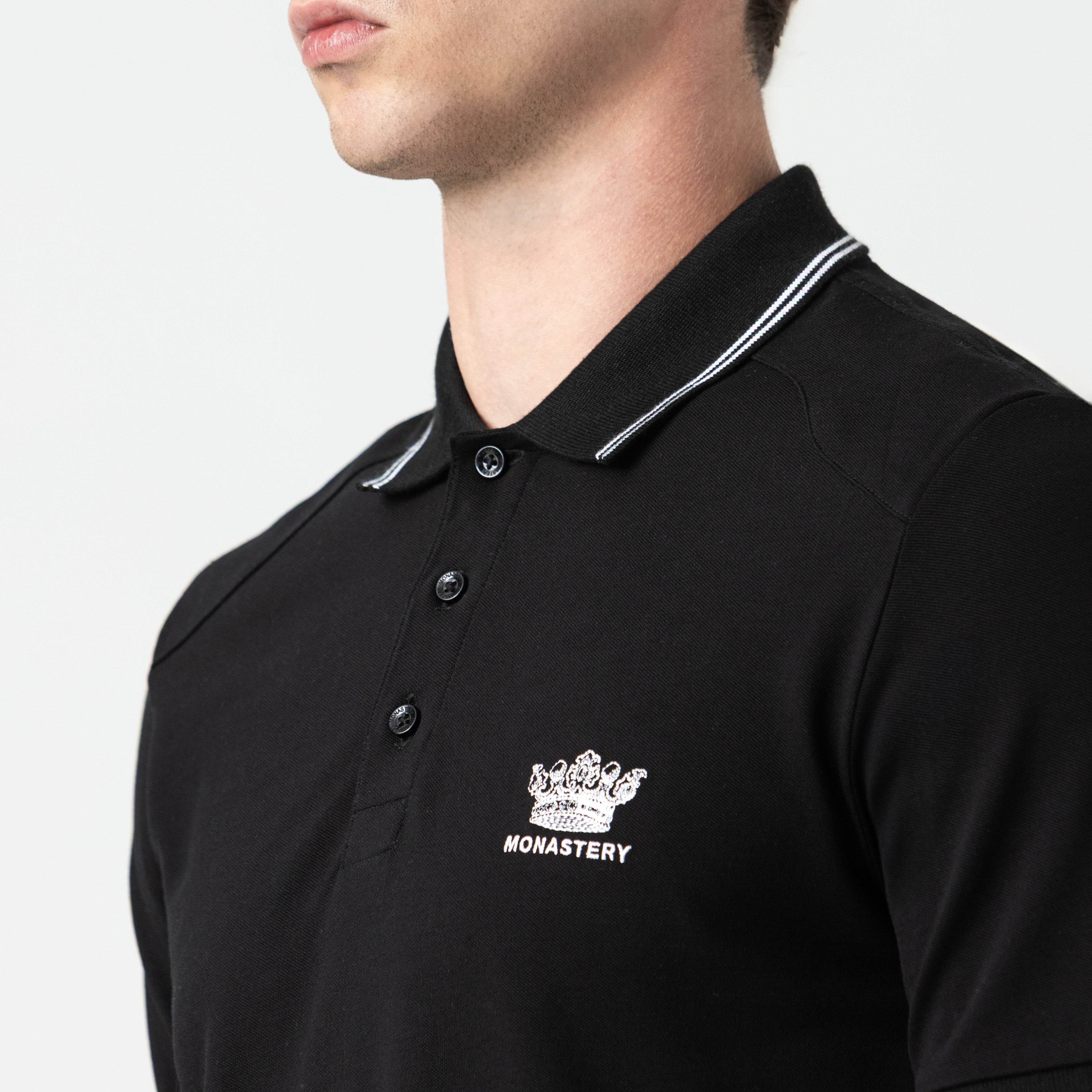 FRANZ POLO SHIRT MEN BLACK