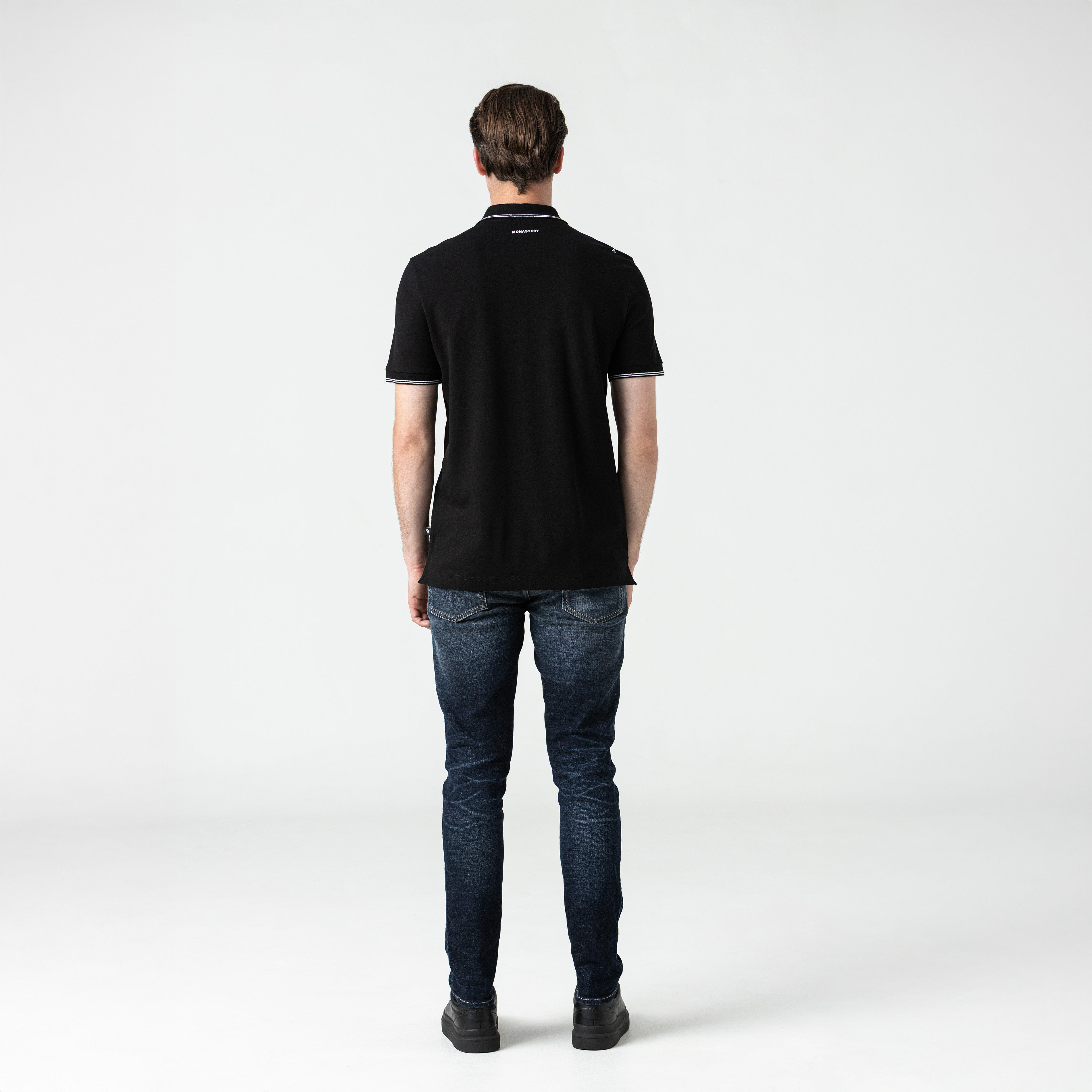 FRANZ POLO SHIRT MEN BLACK