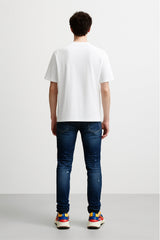 CAMISETA BLANCA MECLIER GALLERY CON LOGOTIPO