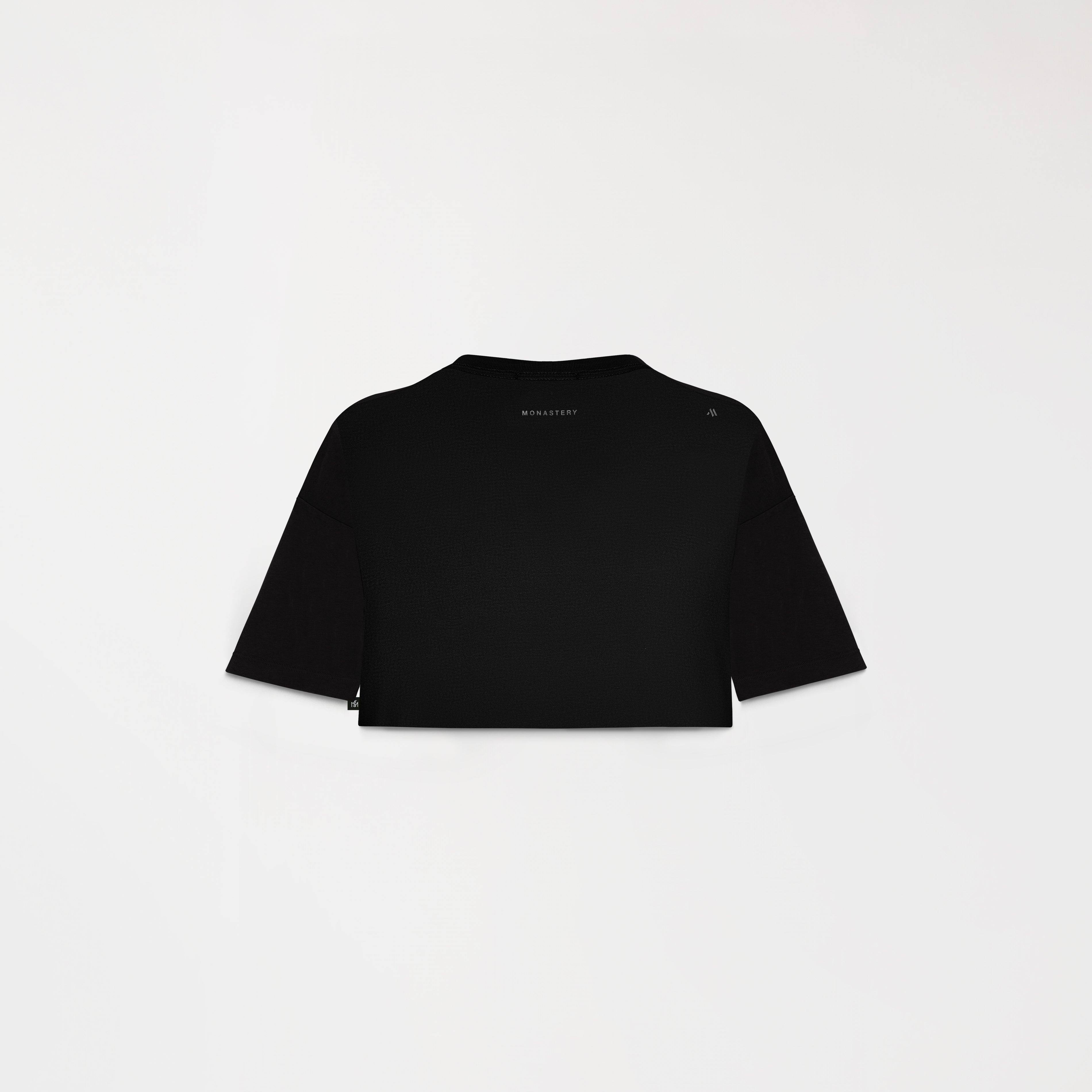 GATERLEN CROP TOP BLACK - Monastery
