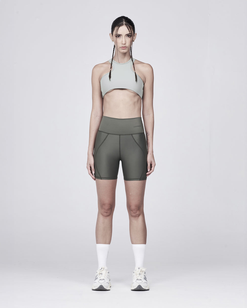 BASICS HALTER GRAY