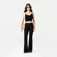 HARBOR KNITTED TOP WOMEN BLACK