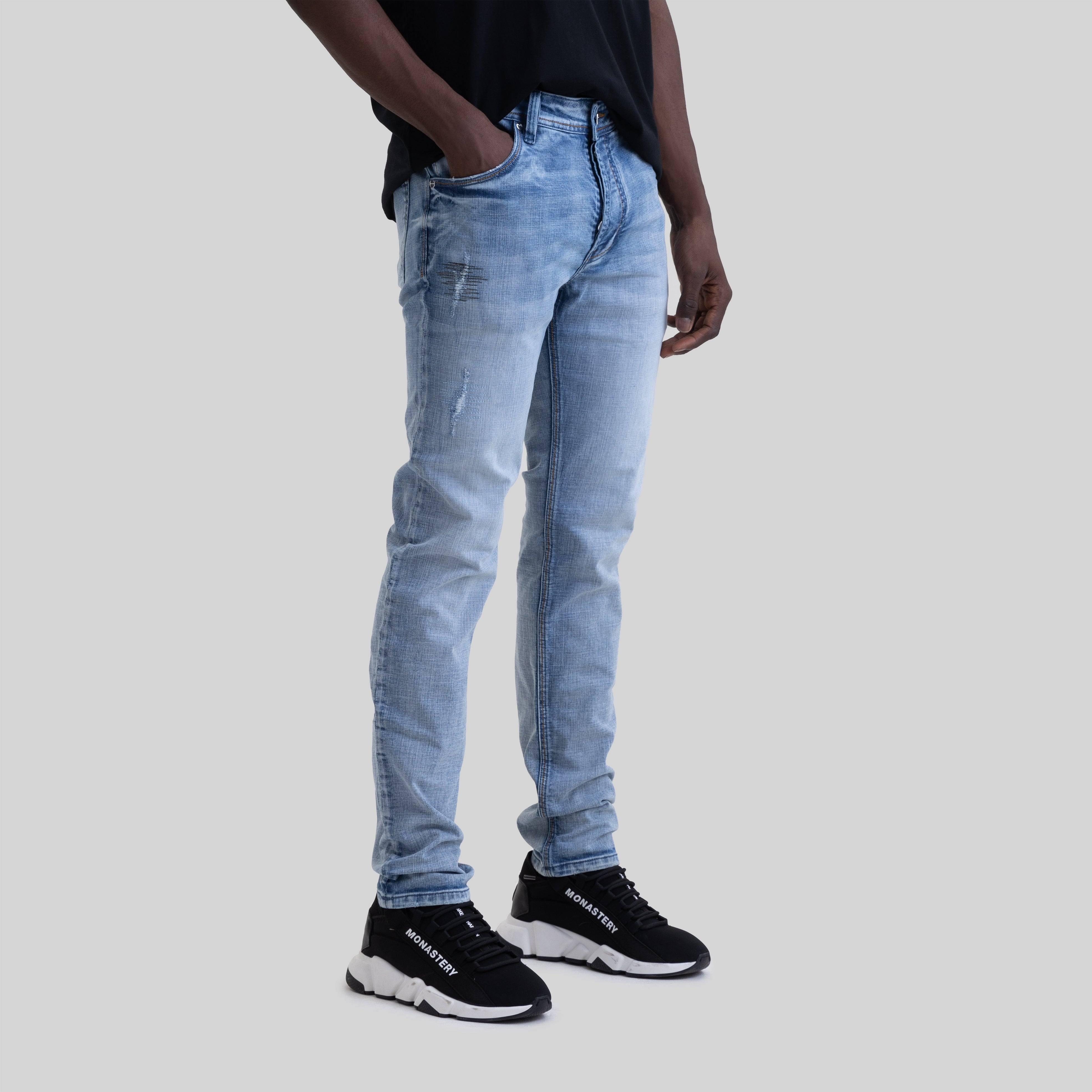 HEAT JEAN MEN MST BLUE
