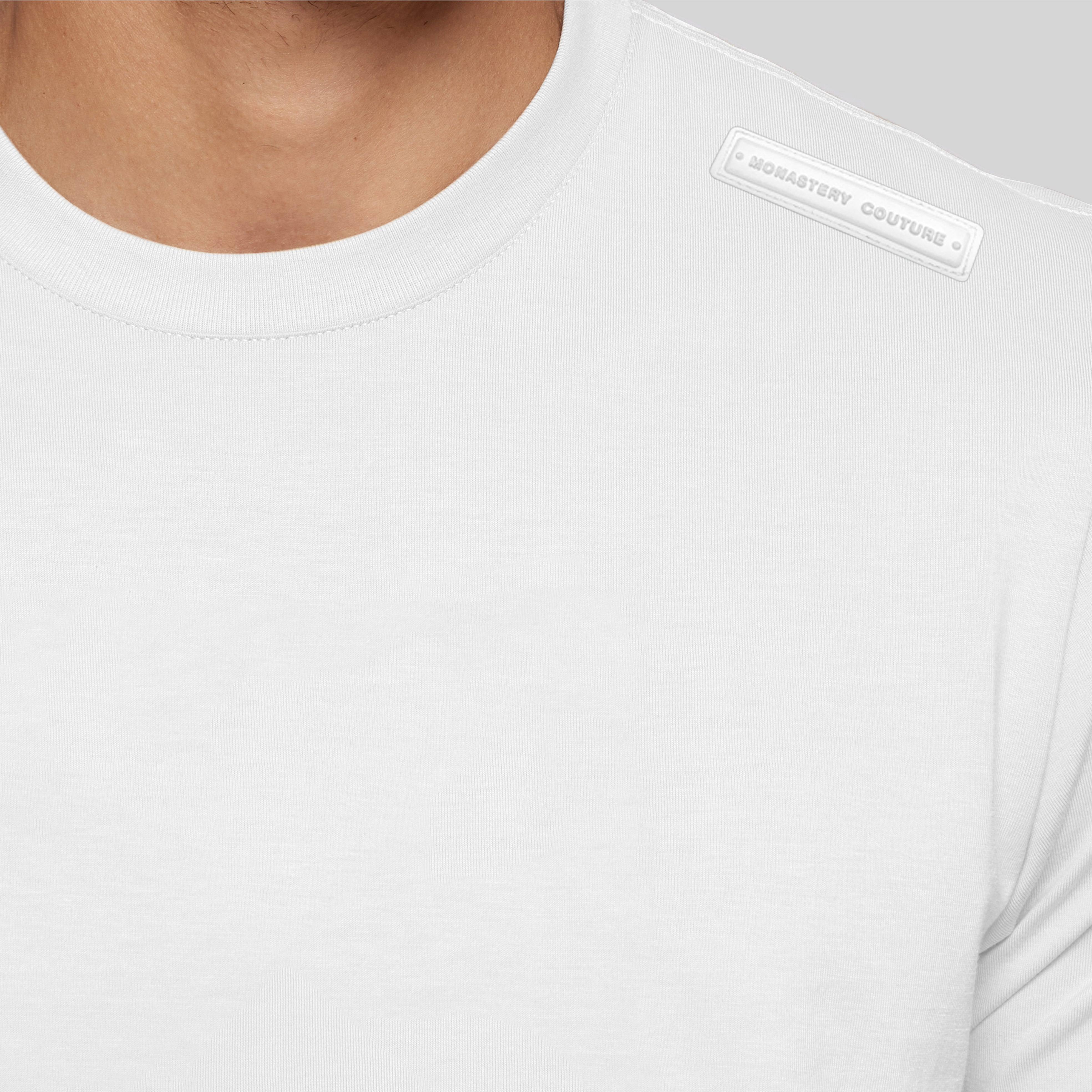 HILTON WHITE T-SHIRT OVERSIZE - Monastery