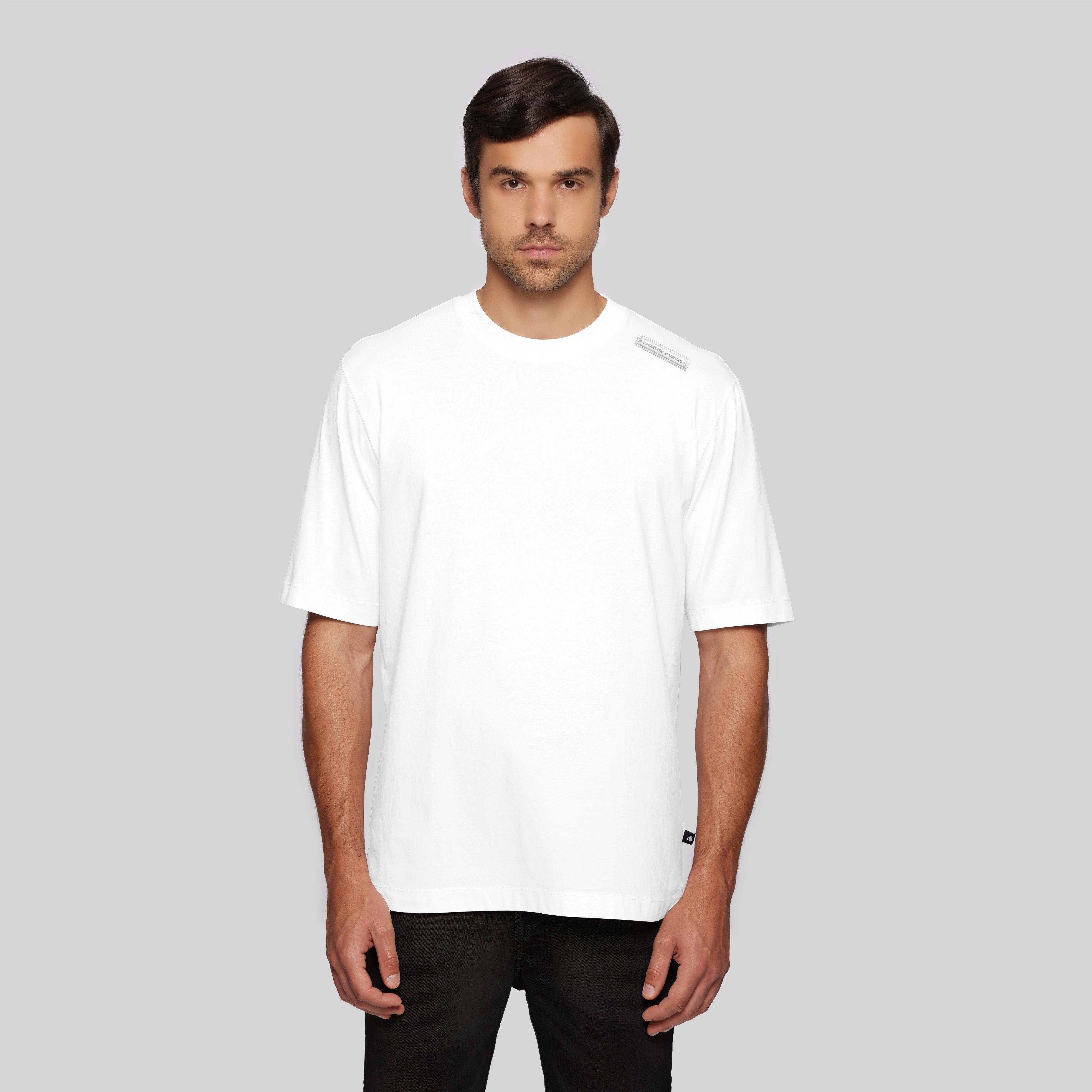HILTON WHITE T-SHIRT OVERSIZE - Monastery
