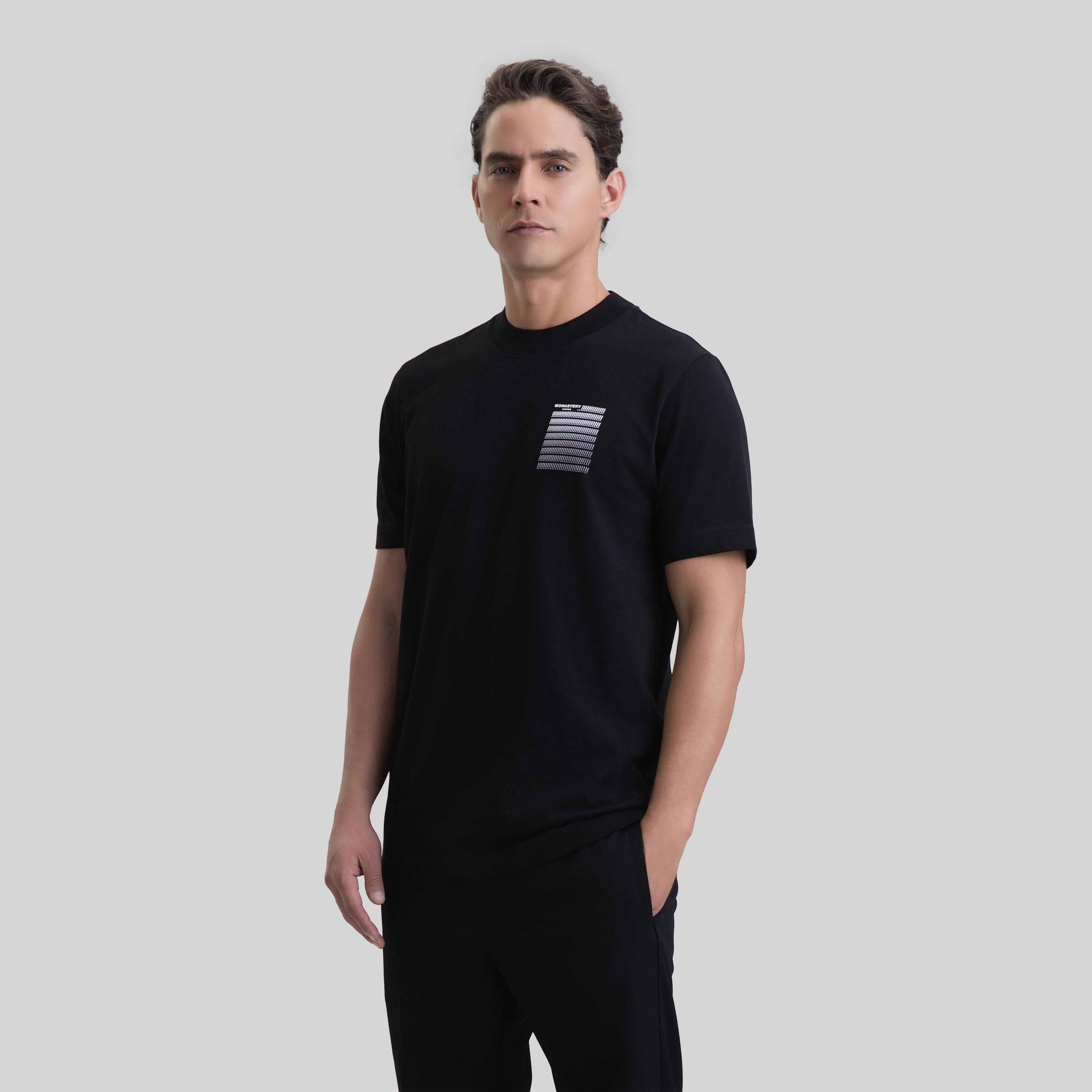 HYPERION T-SHIRT MEN BLACK - Monastery