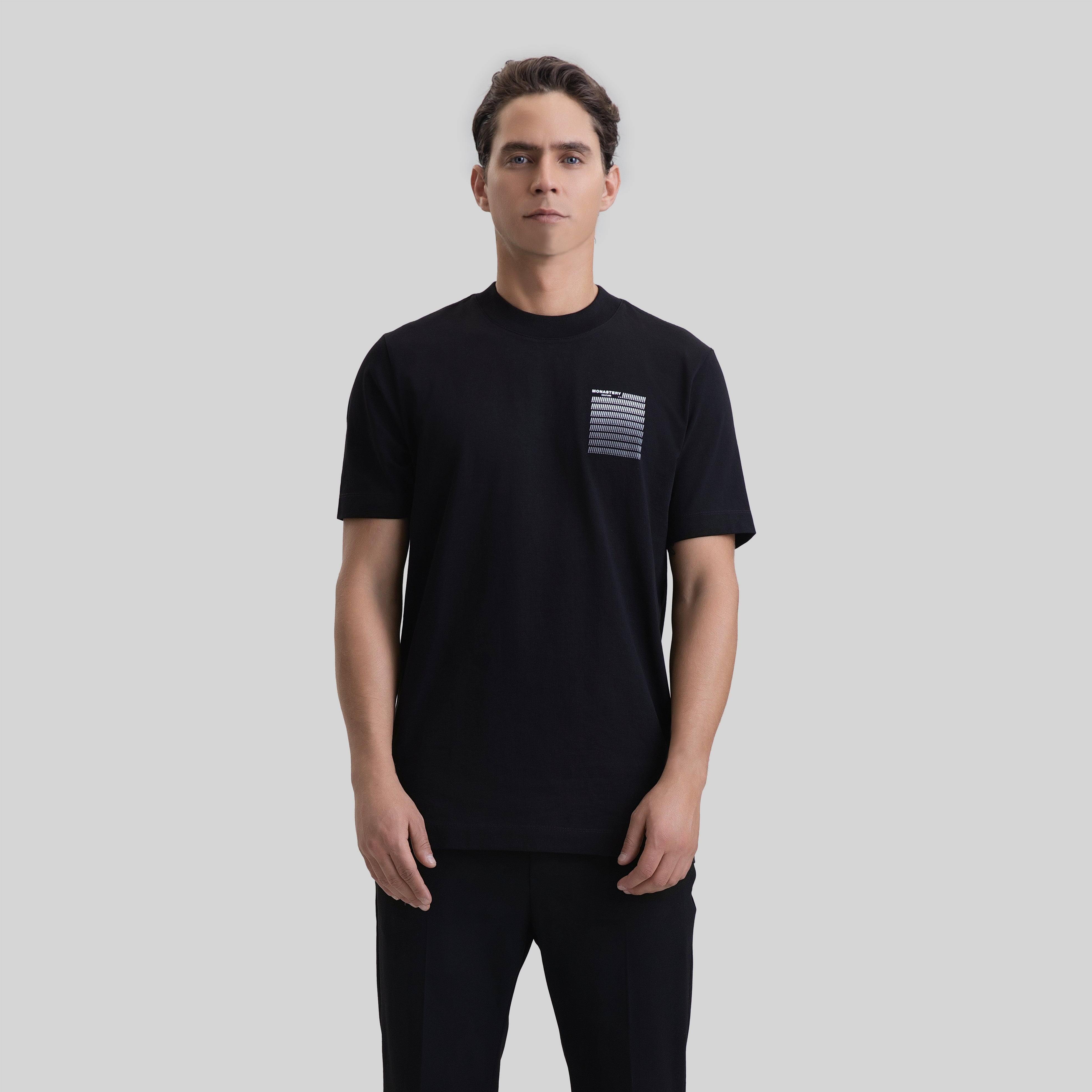 HYPERION T-SHIRT MEN BLACK - Monastery