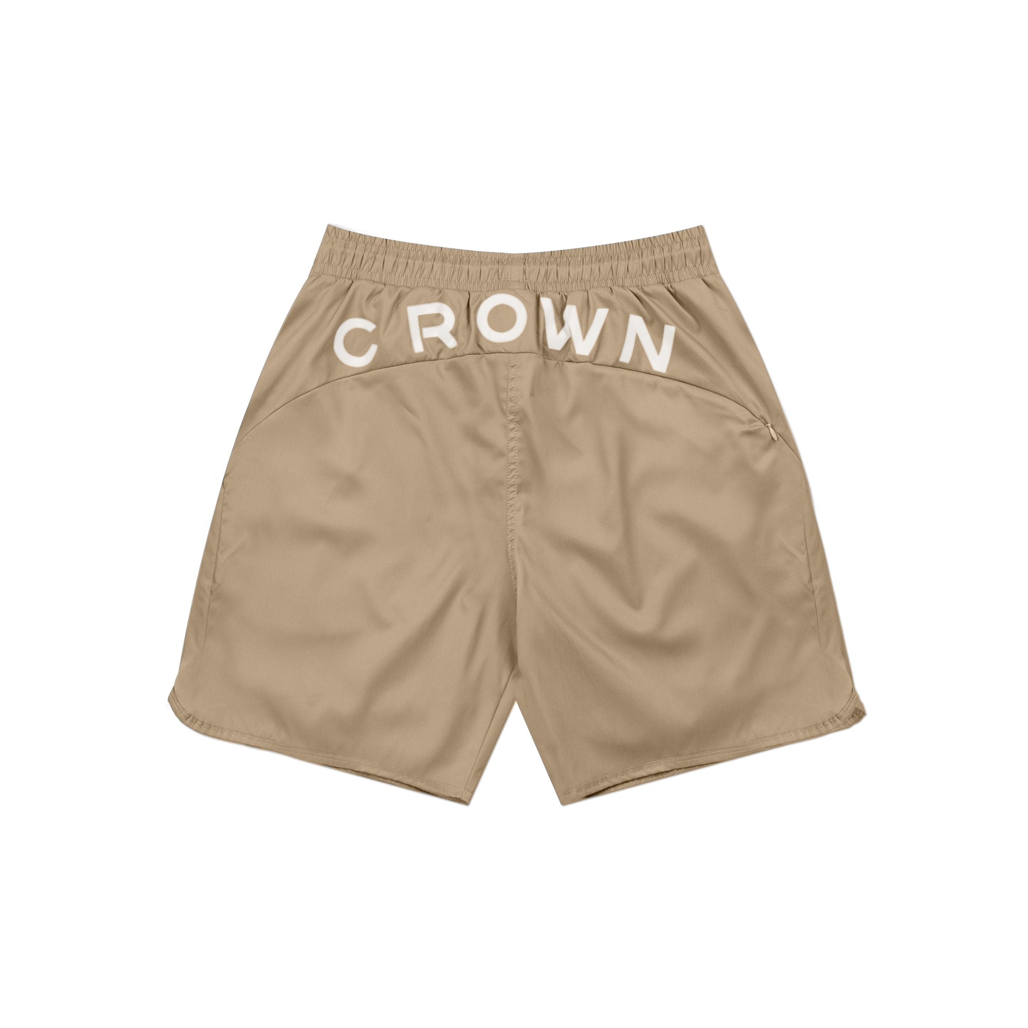 CROWN KHAKI SHORTS - AP CROWN - ANCESTRAL STREETWEAR