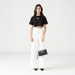 INDIRA CROP TOP WOMEN BLACK