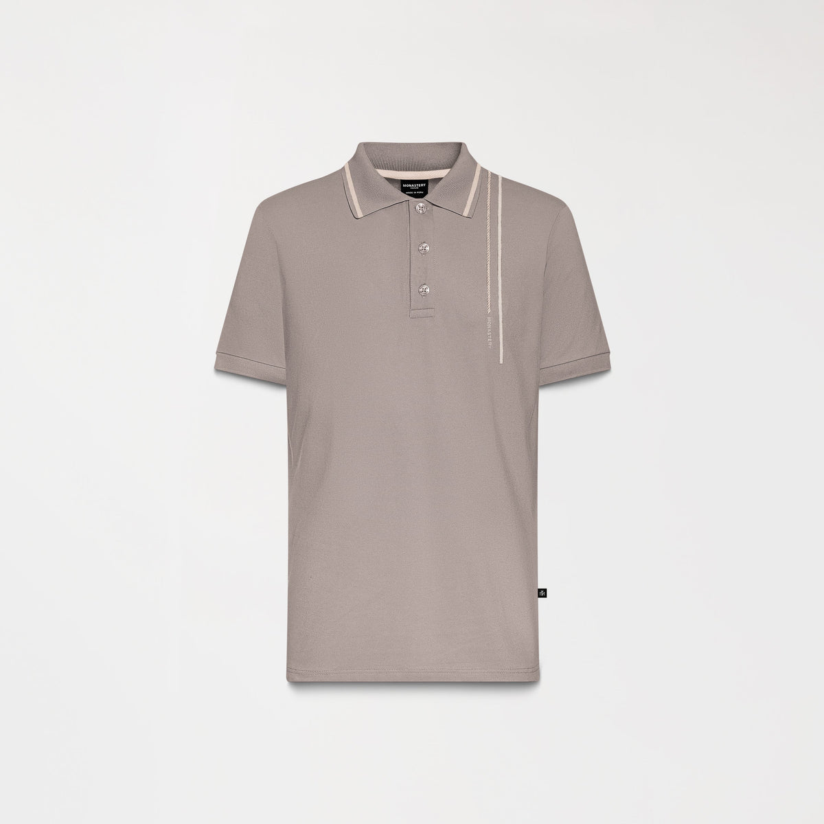 ISSOS POLO MEN TAUPE GRAY